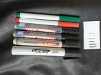 6 whiteboard markers board marker zwart groen rood edding, Diversen, Schrijfwaren, Gebruikt, Ophalen of Verzenden