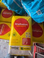50 zakken Snelbeton NoMix beton 125, Doe-het-zelf en Verbouw, Metselstenen, Ophalen, Nieuw, Beton
