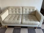 IKEA landskrona bank tweepersoons wit leer, Huis en Inrichting, Ophalen, Gebruikt, 150 tot 200 cm, Tweepersoons