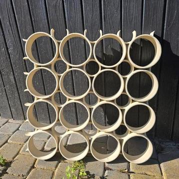 Space age wandpaneel. Retro muurpaneel. Vintage. Wit beschikbaar voor biedingen