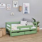 Peuterbed | Kinderbedje | 70x160 + lades & bedhekje, Ophalen, 70 tot 85 cm, Zo goed als nieuw, Lattenbodem