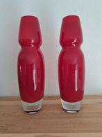 Design vazen, Ophalen of Verzenden, Zo goed als nieuw, Glas, Minder dan 50 cm