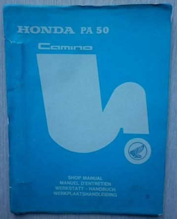 Honda PA50 Camino werkplaatsboek (1120z) bromfiets beschikbaar voor biedingen