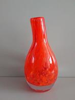 Mooie oranje Glazen Fidrio Holland Vaas, Verzenden, Oranje, Minder dan 50 cm, Glas