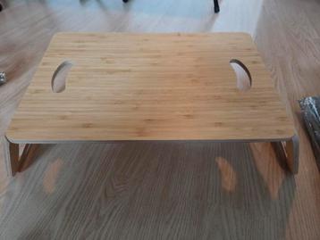 Ikea Laptopsteun Bamboe - Zo goed als nieuw beschikbaar voor biedingen