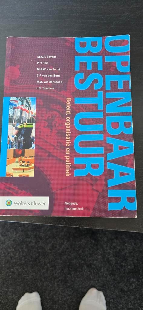 Openbaar Bestuur, Boeken, Wetenschap, Zo goed als nieuw, Sociale wetenschap, Ophalen of Verzenden