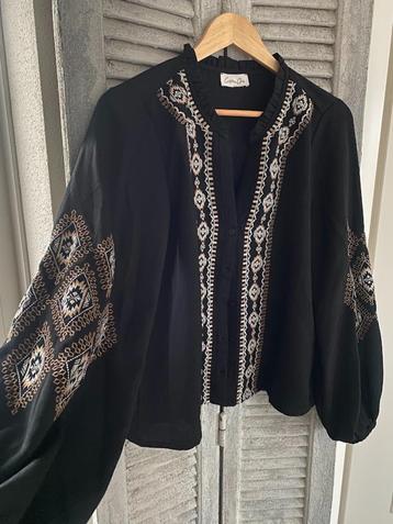 Cotton club prachtige blouse met borduursel mt 38 beschikbaar voor biedingen