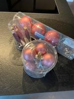 Kerstballen kleur velvet pink, Diversen, Kerst, Ophalen, Zo goed als nieuw