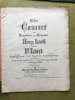 Franz Liszt - Erstes Concert für Pianoforte und Orchester, Ophalen of Verzenden, Gebruikt, Klassiek, Piano