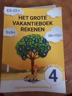 Het grote vakantieboek rekenen - Van groep 3 naar groep 4, Nederlands, Ophalen of Verzenden, Zo goed als nieuw