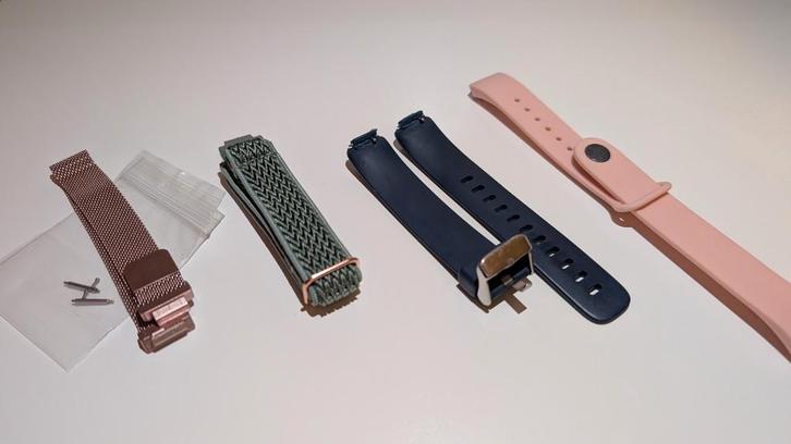 Fitbit Inspire 2 Horloge Bandjes - Diverse Kleuren, Sieraden, Tassen en Uiterlijk, Activity trackers, Nieuw, Android, Roze, Ophalen of Verzenden