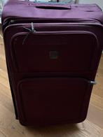 Koffer Bordeaux rood , robuust, Ophalen, Zo goed als nieuw, Hard kunststof