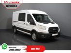 Ford Transit 2.0 TDCI 130 pk L3H2 DC Dubbel Cabine 7 Pers/ R, Voorwielaandrijving, 4 cilinders, Wit, Origineel Nederlands