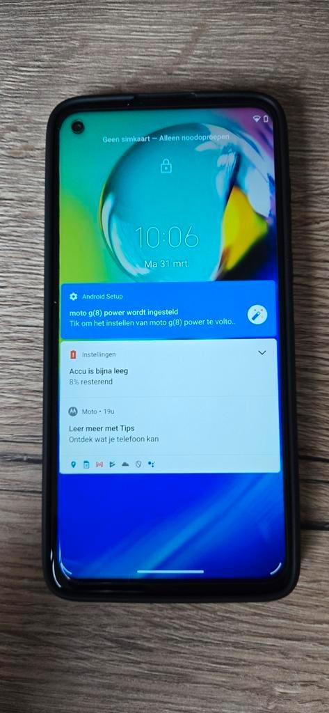 Motorola G8 power, Telecommunicatie, Mobiele telefoons | Motorola, Zo goed als nieuw, Overige modellen, Zwart, Ophalen of Verzenden