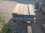 21 stuks hardhout vlonderplanken 19 cm breed 3.5 cm dik bezo, Tuin en Terras, Terrasdelen en Vlonders, Ophalen, Nieuw, A, Hout