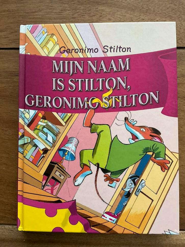 Geronimo Stilton - Mijn naam is Stilton, Geronimo Stilton, Boeken, Kinderboeken | Jeugd | onder 10 jaar, Zo goed als nieuw, Fictie algemeen