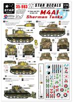 35-983, M4A1 Sherman tanks, 1:32 tot 1:50, Nieuw, Overige merken, Ophalen of Verzenden