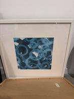 6x IKEA Ribba Lijst 53x53cm inclusief foto’s, Ophalen, Zo goed als nieuw, Hout, 50 tot 75 cm