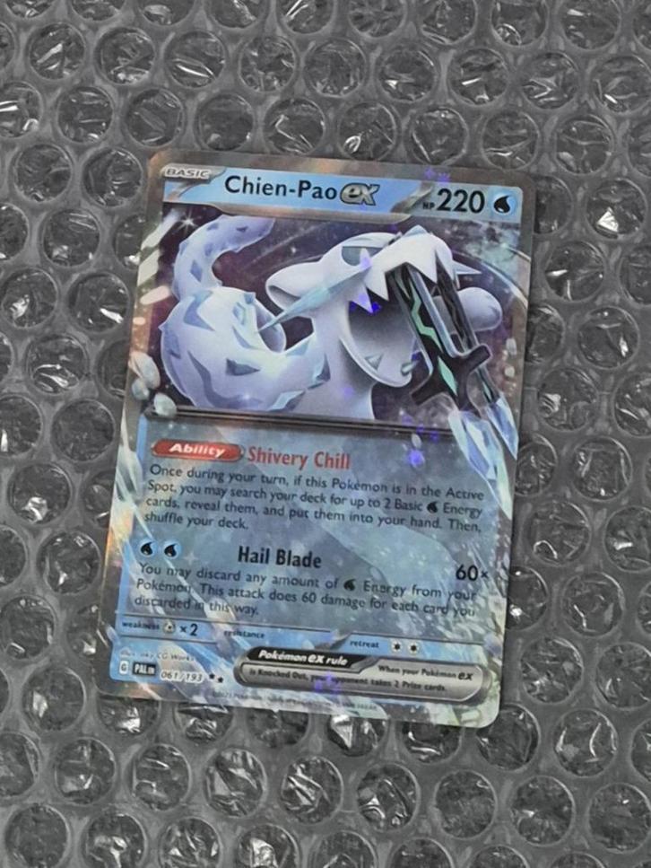 Chien- Pao ex 061/193 Paldea Evolved Scarlet & Violet, Hobby en Vrije tijd, Verzamelkaartspellen | Pokémon, Zo goed als nieuw
