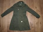 Groene Trenchcoat met Wol H&M (S), Kleding | Dames, H&M, Ophalen of Verzenden, Maat 36 (S), Gedragen