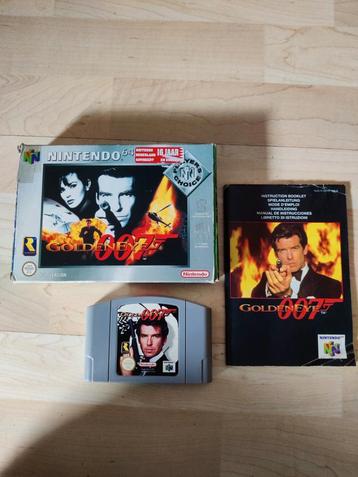 007 James bond goldeneye Nintendo 64 compleet  beschikbaar voor biedingen