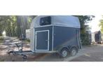 Bockmann Duo met aluminium bodem, Dieren en Toebehoren, Gebruikt, Hout, 2-paards trailer