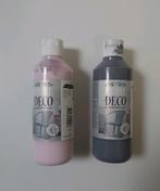 Home Deco hobby verf mat roze en grijs, Hobby en Vrije tijd, Schilderen, Ophalen of Verzenden, Zo goed als nieuw