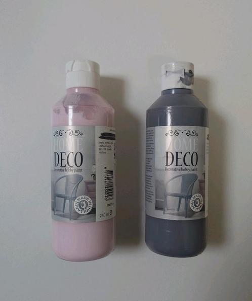 Home Deco hobby verf mat roze en grijs, Hobby en Vrije tijd, Schilderen, Zo goed als nieuw, Ophalen of Verzenden