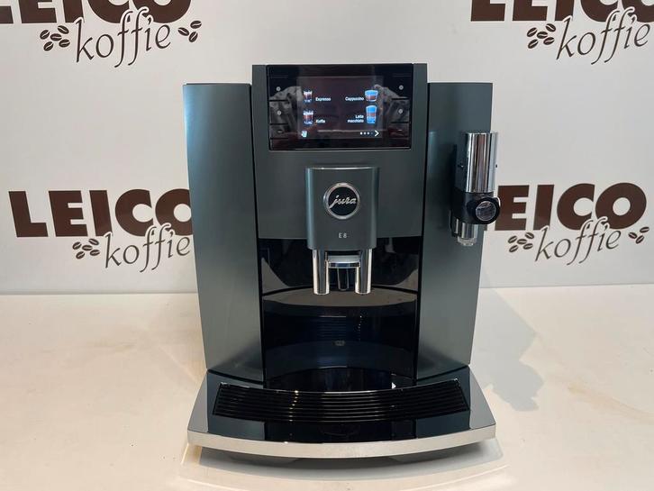 Jura E8 EC Night Inox / 40 kopjes gezet !!, Witgoed en Apparatuur, Koffiezetapparaten, Zo goed als nieuw, Koffiemachine, 10 kopjes of meer