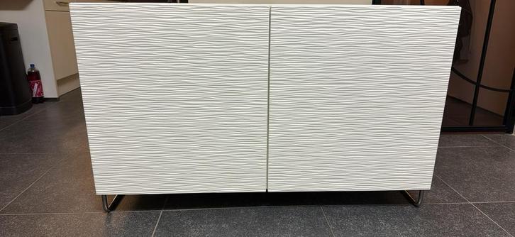 Ikea Besta Tv meubels 2 stuks wit (laxviken), Huis en Inrichting, Kasten | Roldeurkasten en Archiefkasten, Zo goed als nieuw, Minder dan 100 cm