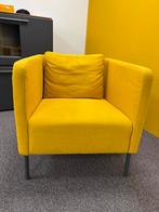 Gele Stoffen Fauteuil - Zo Goed Als Nieuw, Ophalen, Zo goed als nieuw, Stof, 75 tot 100 cm