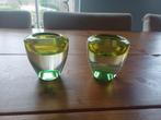 2 Glazen Kaarsenhouders / Waxinelichthouders Leonardo, Antiek en Kunst, Ophalen of Verzenden, Glas