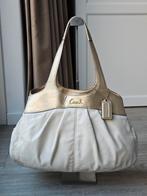 Coach Lexi Hobo Y2K schoudertas van leer, Ophalen of Verzenden, Gebruikt, Wit, Schoudertasje