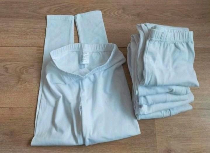 Zgan! 6x witte legging van Zeeman! Mt 122/128, Kinderen en Baby's, Kinderkleding | Maat 122, Zo goed als nieuw, Meisje, Broek
