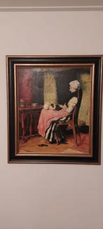 Prachtige olieverfschilderij, Ophalen