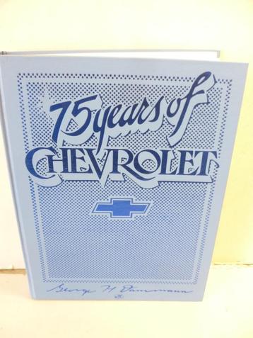 Boek 75 Years of Chevrolet George H Dammann Crestline 1992 beschikbaar voor biedingen