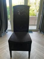 6 x Loom eetkamerstoelen, Huis en Inrichting, Stoelen, Ophalen of Verzenden, Zo goed als nieuw, Bruin