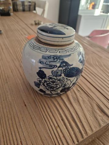 Antieke Gemberpot van Porselein. China. beschikbaar voor biedingen