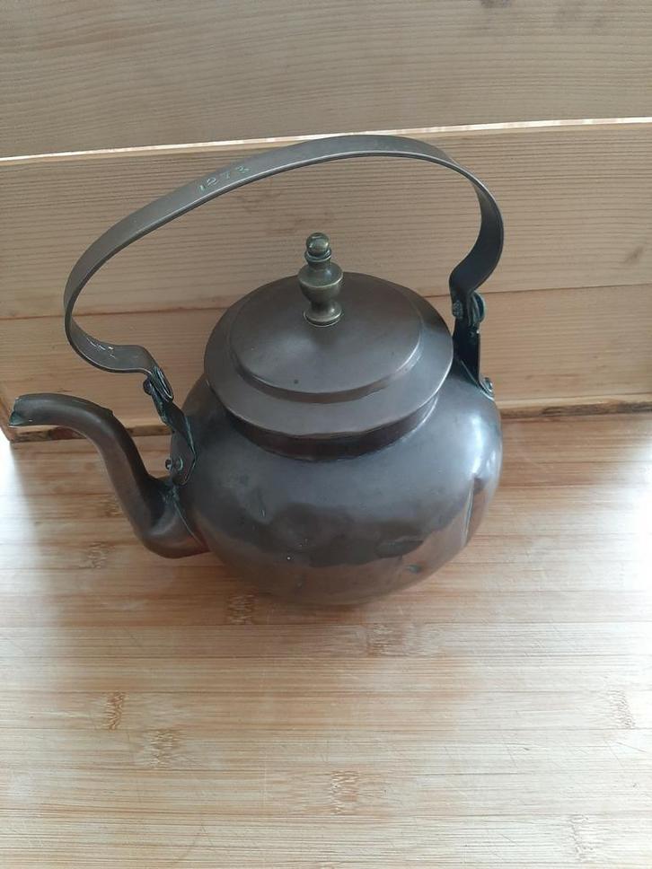 Zeer oude/antieke zgn.appelketel..., Antiek en Kunst, Antiek | Koper en Brons, Koper, Ophalen