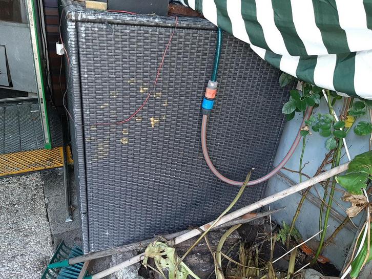 Grote op berg kist GRATIS OPHALEN, Tuin en Terras, Tuinhekken en Hekwerk, Zo goed als nieuw, Tuinhek, IJzer, Ophalen of Verzenden