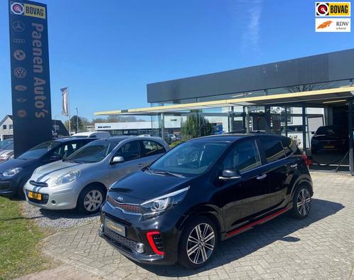 Kia Picanto 1.0 T-GDI GT-Line|Cam|Leder|AppleCarplay, Auto's, Kia, Bedrijf, Te koop, Picanto, ABS, Achteruitrijcamera, Airbags