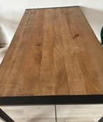Industriële Eetkamertafel 160x90cm, Ophalen, Gebruikt, 50 tot 100 cm, Vier personen