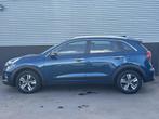 Kia Niro 1.6 GDi Hybrid DynamicLine Navigatie NL-auto, Nieuw, Euro 6, 2 kWh, Blauw, Leder en Stof