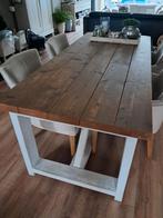 Landelijke eettafel, Huis en Inrichting, Tafels | Eettafels, Gebruikt, 200 cm of meer, Rechthoekig, 50 tot 100 cm