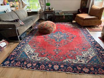 Handgeknoopt vintage vloerkleed – Perzisch Kashan  213  292 beschikbaar voor biedingen
