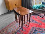 Mid century modern bijzettafeltjes, Ophalen, Rechthoekig, Hout, Mid century modern
