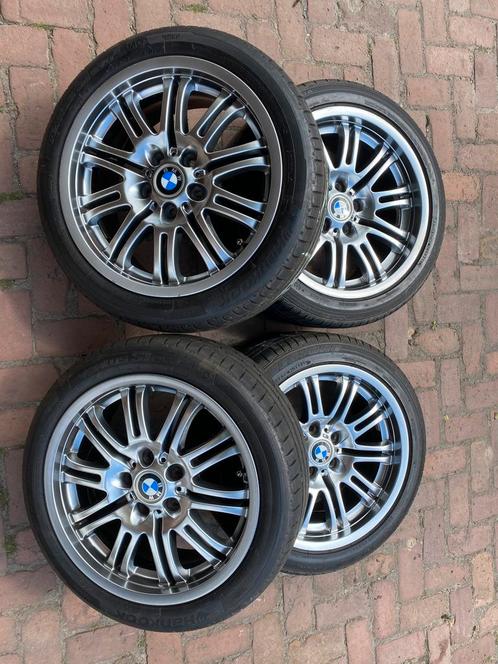 BMW e46 M3 style 67 velgen en banden, Auto-onderdelen, Banden en Velgen, Banden en Velgen, Zomerbanden, 18 inch, 225 mm, Personenwagen