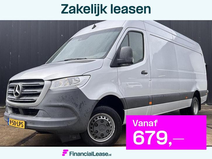 Mercedes-Benz Sprinter 519 V6 3.0 CDI L3H2 190PK | Laadruimt, Auto's, Bestelauto's, Bedrijf, Lease, Financial lease, ABS, Achteruitrijcamera
