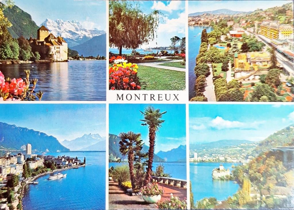 Montreux Zwitserland 1973, Ophalen of Verzenden, 1960 tot 1980, Gelopen, Overig Europa