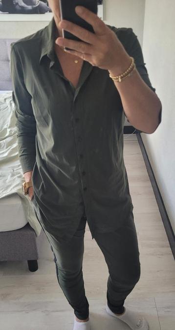 Prachtig travelstof pak (broek + blouse) Studio Anneloes, M beschikbaar voor biedingen